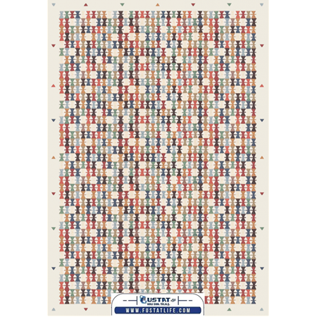 Fustat Halı Dijital Baskı K 238 Kilim